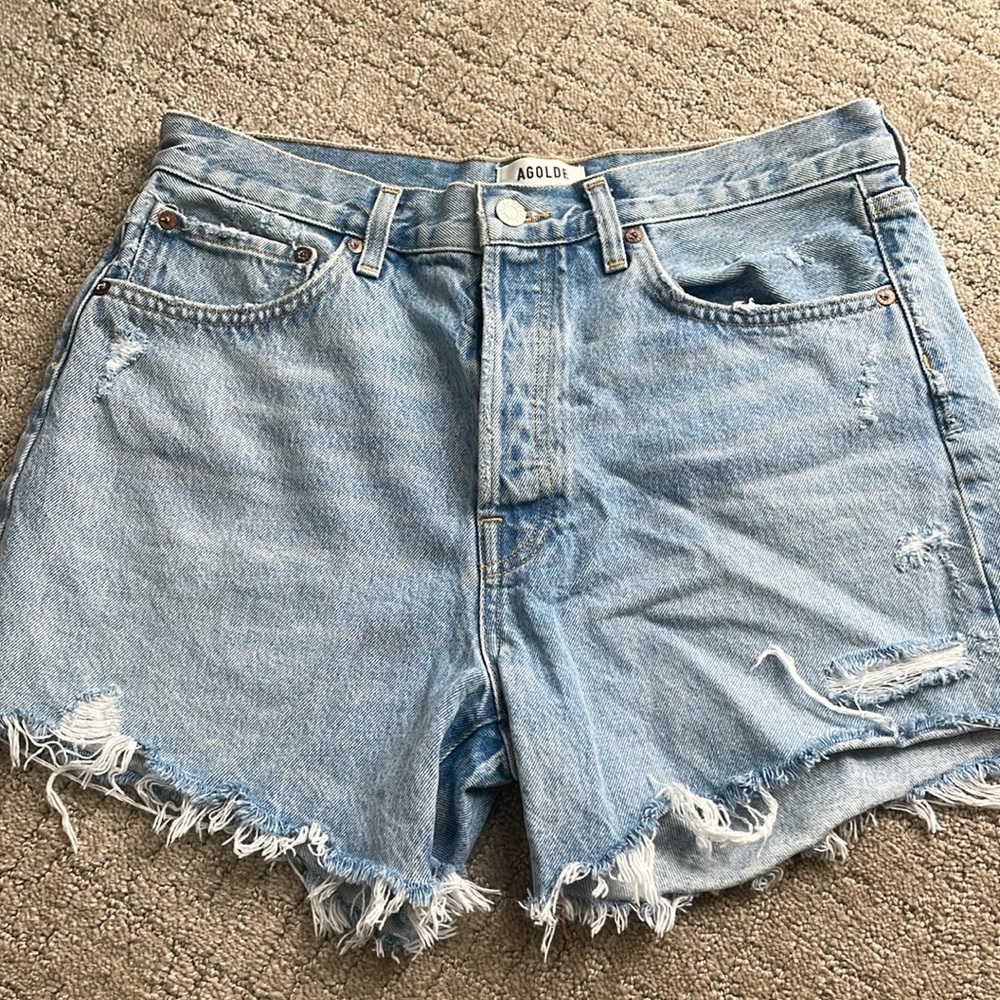 AGOLDE Parker Long Jean shorts sz 29